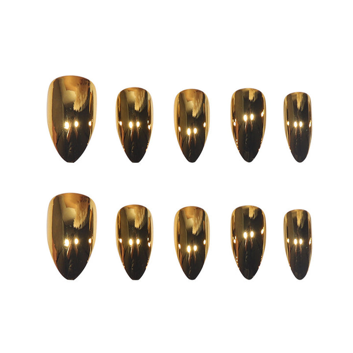 Metallic Stiletto-Nagelverzierung Karnz