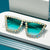 Damen extravagante Sonnenbrille mit glitzerndem Rahmen Karnz