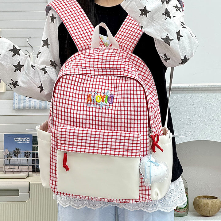 Verspielter Gemusterter Rucksack Karnz