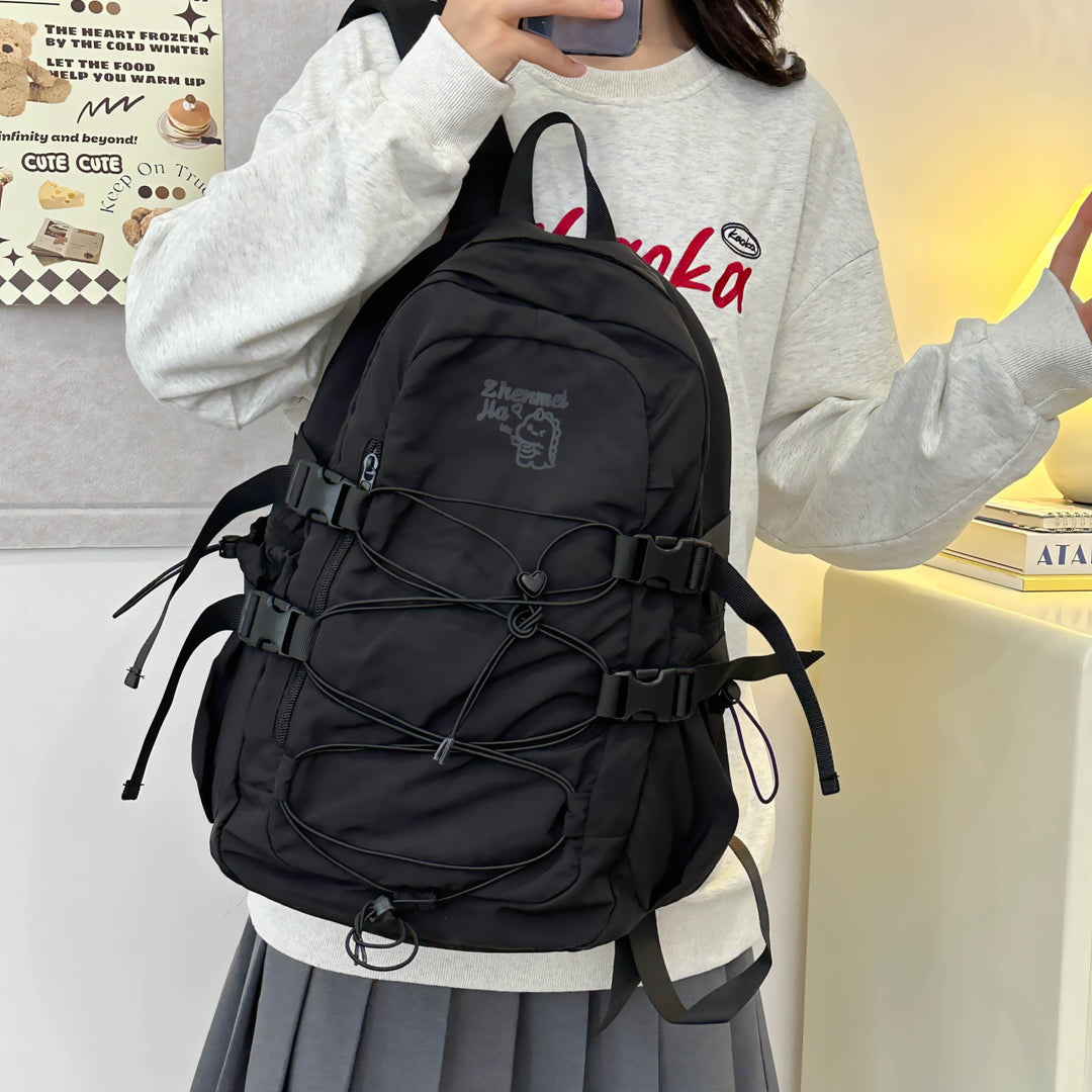 Funktionaler Reißverschluss-Rucksack