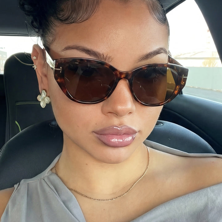Damen Cat-Eye Sonnenbrille mit elegantem Rahmen und schützendem UV-Filter Karnz