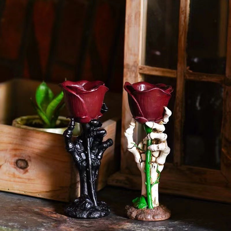 Dekorative Rosenstatue Karnz