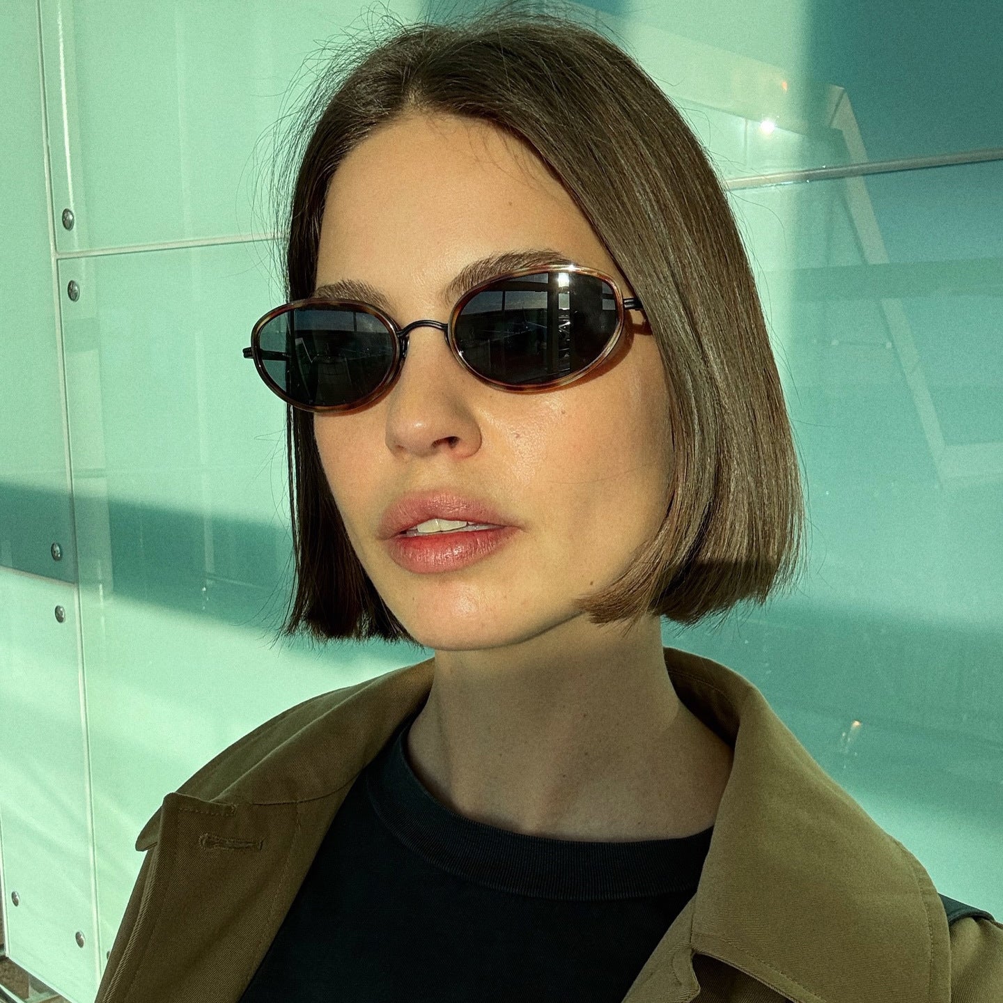 Damen modische Sonnenbrille Karnz