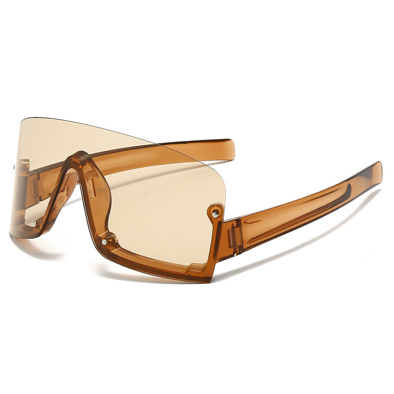 Damen sportliche visier Sonnenbrille Karnz