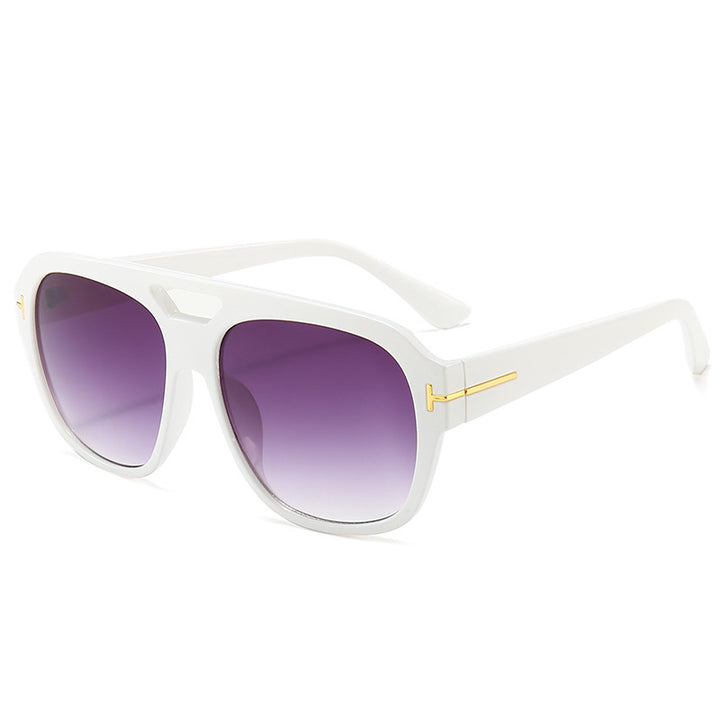 Oversized quadratische Rahmen Sonnenbrille Karnz