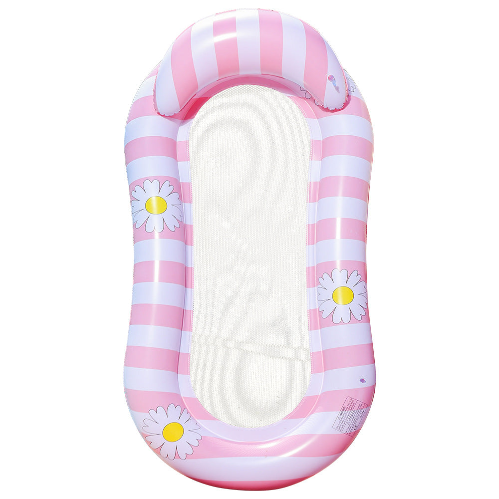 Unisex Aufblasbarer Sonnensitz mit Netzboden Karnz