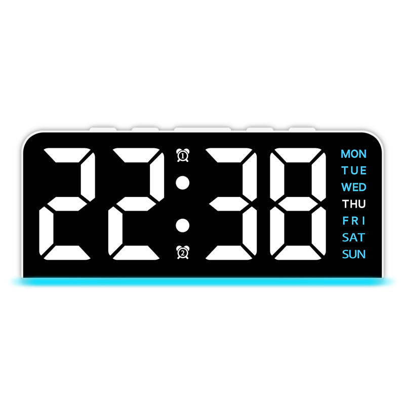 Digitaler Wecker mit Großem Led-Display und Multifunktionaler Anzeige Karnz