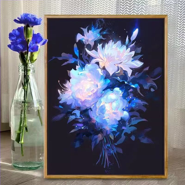 Florale Fantasie Illustrationskunstdruck Karnz