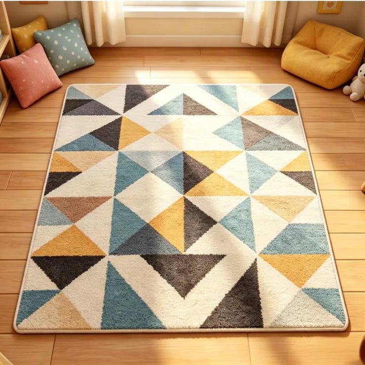 Geometrisches Muster Verspielt Teppich