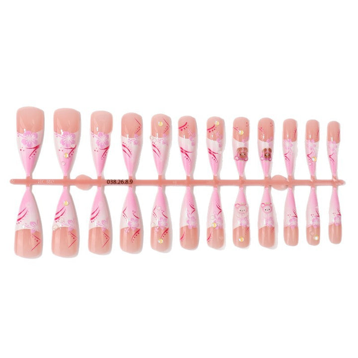 Dekorative Cartoon Nagelspitzen Karnz