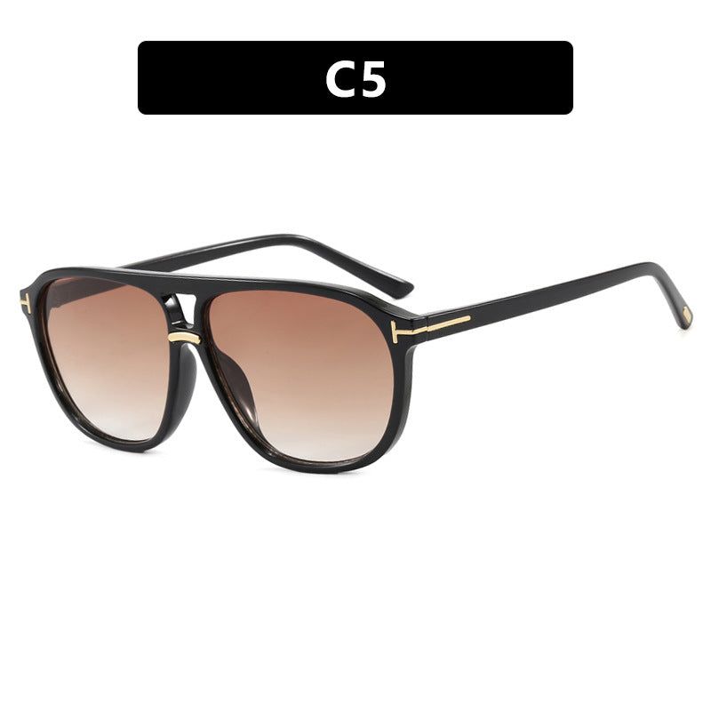 Damen quadratische Sonnenbrille mit luxuriösem Schildkrötenmuster und polarisierenden Gläsern Karnz
