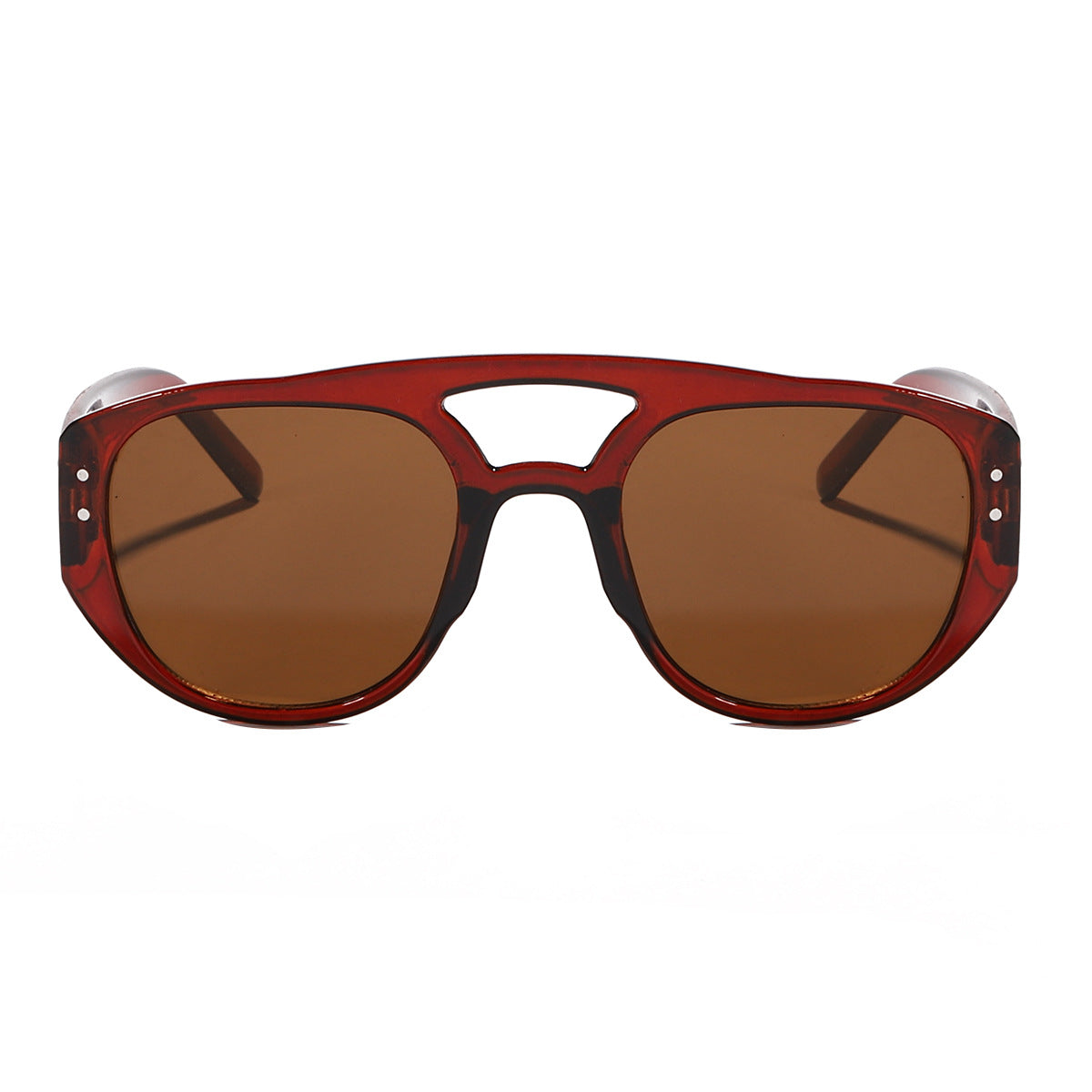 Damen oversized Sonnenbrille mit modernem, strukturiertem Rahmen Karnz