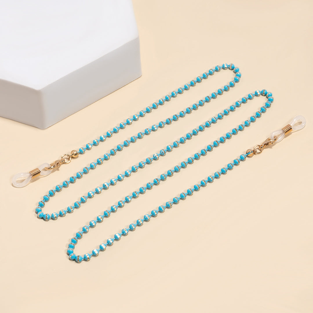 Elegante Perlen Brillenhalter Kette Karnz