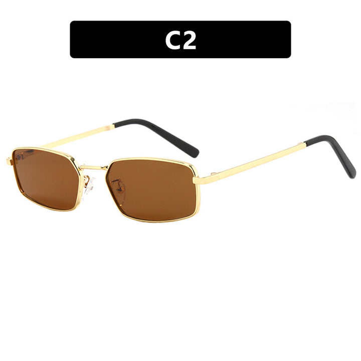 Damen modische quadratische Sonnenbrille mit polarisierten Gläsern Karnz