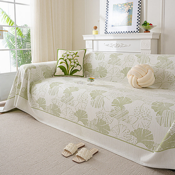 Stylischer Baumwollsofa-Wurf