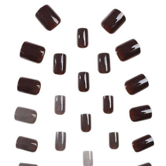 Glänzendes Press-On Nagelset Karnz