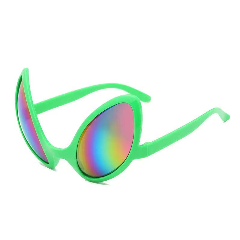 Fette geometrische Shield-Sonnenbrille Karnz