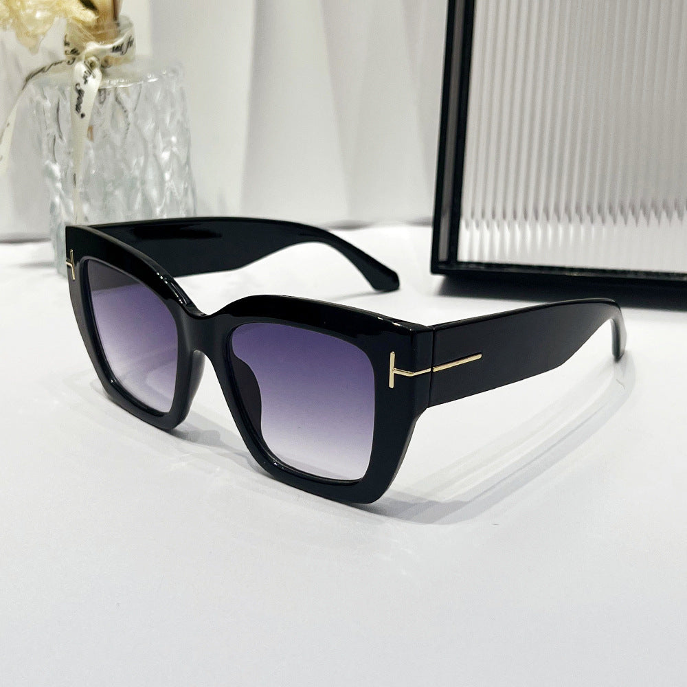 Moderne Übergroße Quadratische Sonnenbrille Karnz