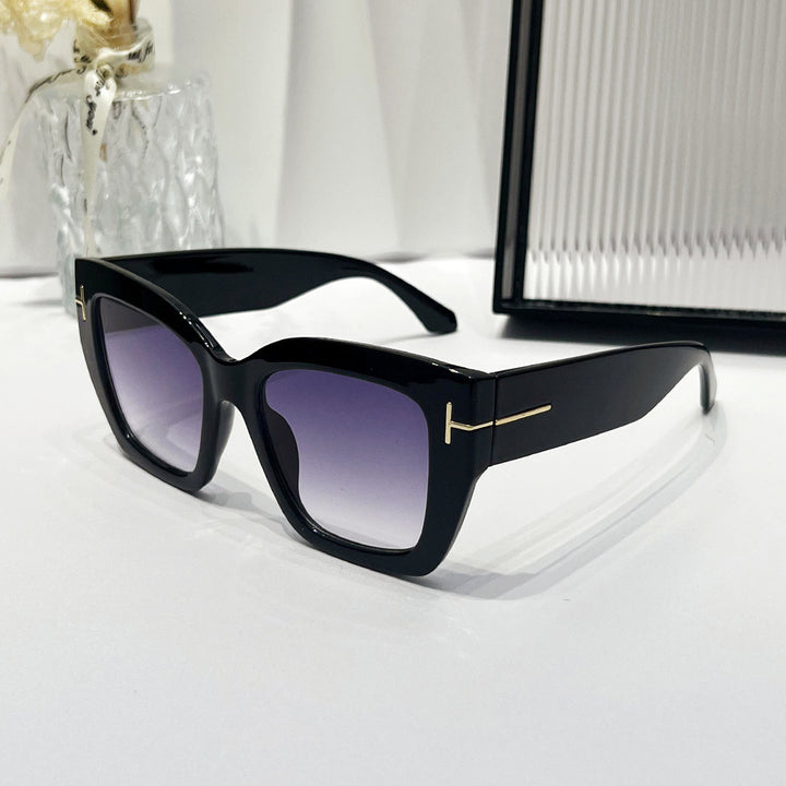 Moderne Übergroße Quadratische Sonnenbrille Karnz