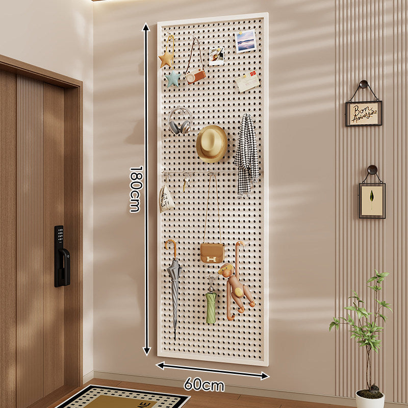Wandanag perforiertes Lochboard-Organizer-Panel Großes Quadrat mit modularen Haken und Zubehör