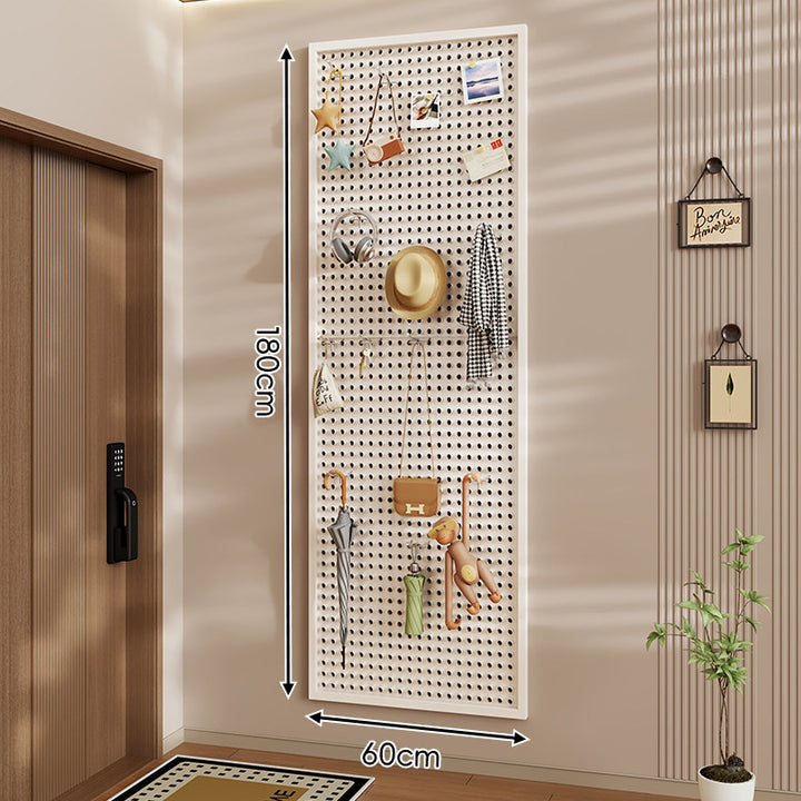Wandanag perforiertes Lochboard-Organizer-Panel Großes Quadrat mit modularen Haken und Zubehör