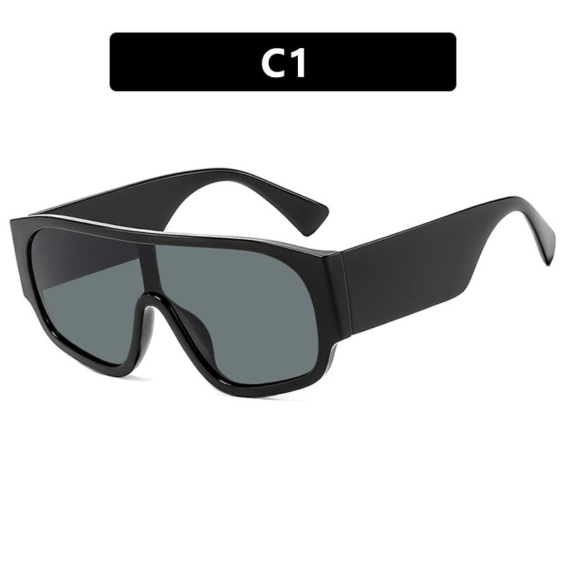 Damen Modische Oversized-Sonnenbrille mit einzigartigem Design Karnz