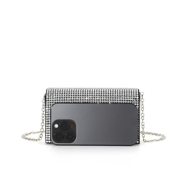 Glamouröse Kristall-besetzte Abend-Clutch