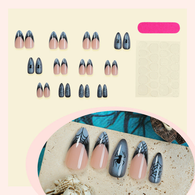 Spider-Themen Press-On Nagelset Karnz