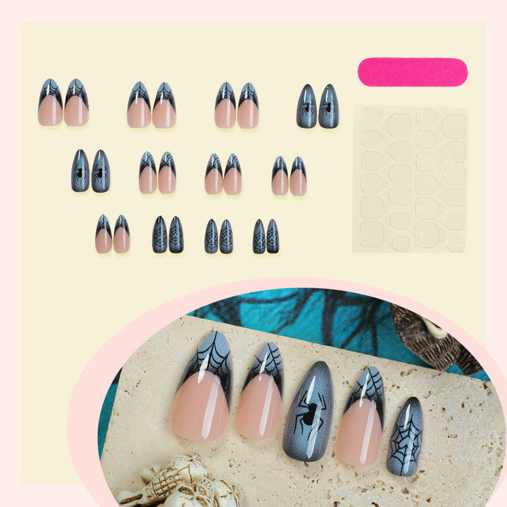 Spider-Themen Press-On Nagelset Karnz