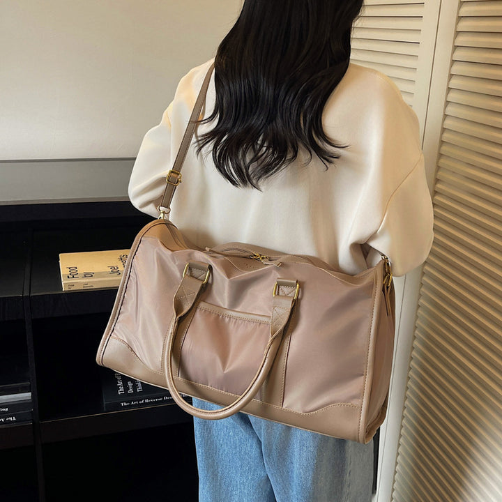 Klassische Leder Reise Duffle Karnz