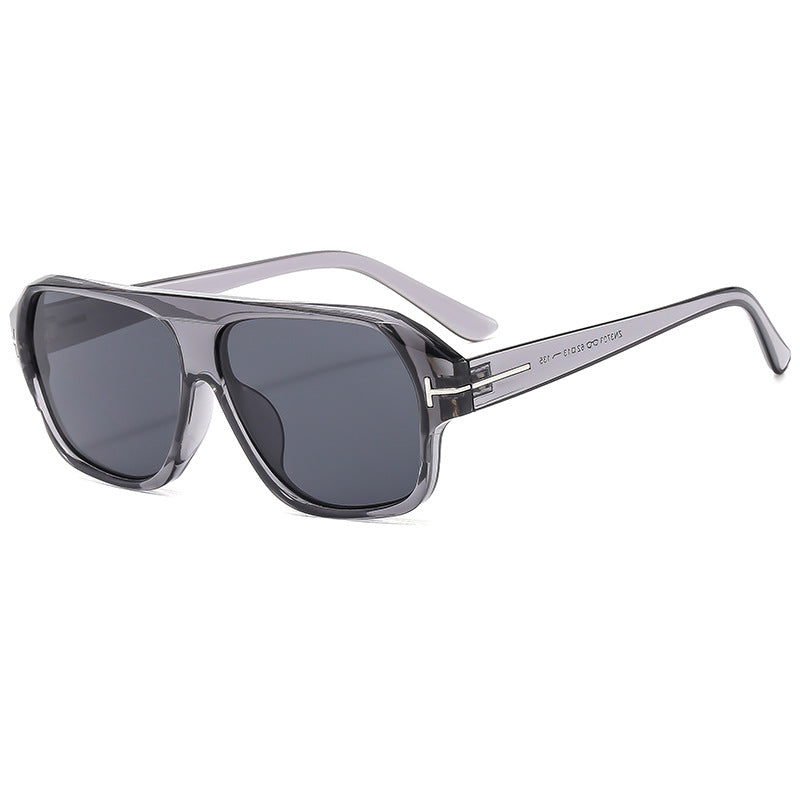 Damen oversized Sonnenbrille mit quadratischem Gestell und polarisierenden Gläsern Karnz