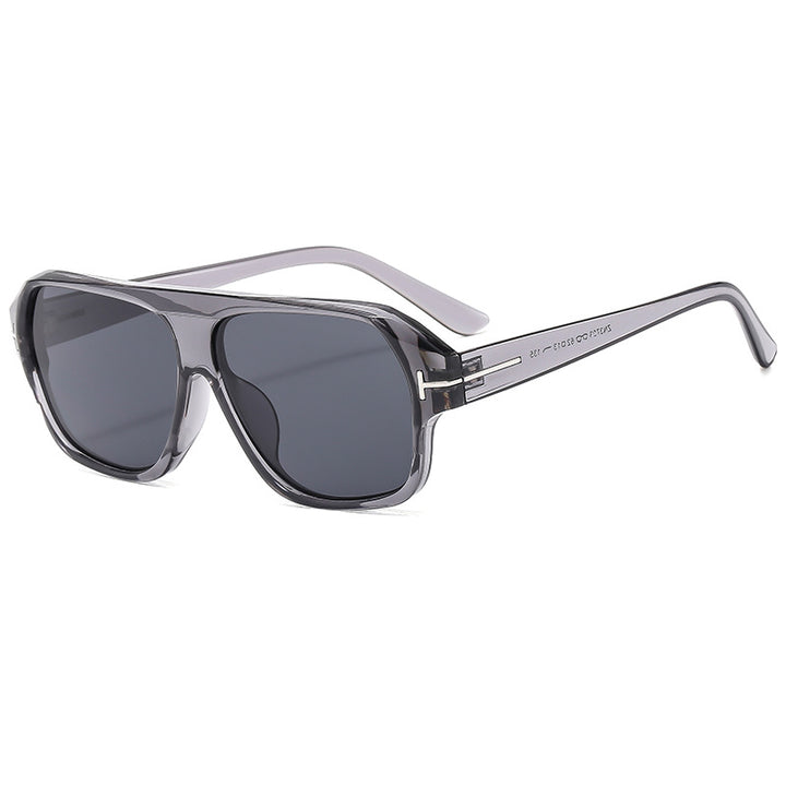 Damen oversized Sonnenbrille mit quadratischem Gestell und polarisierenden Gläsern Karnz
