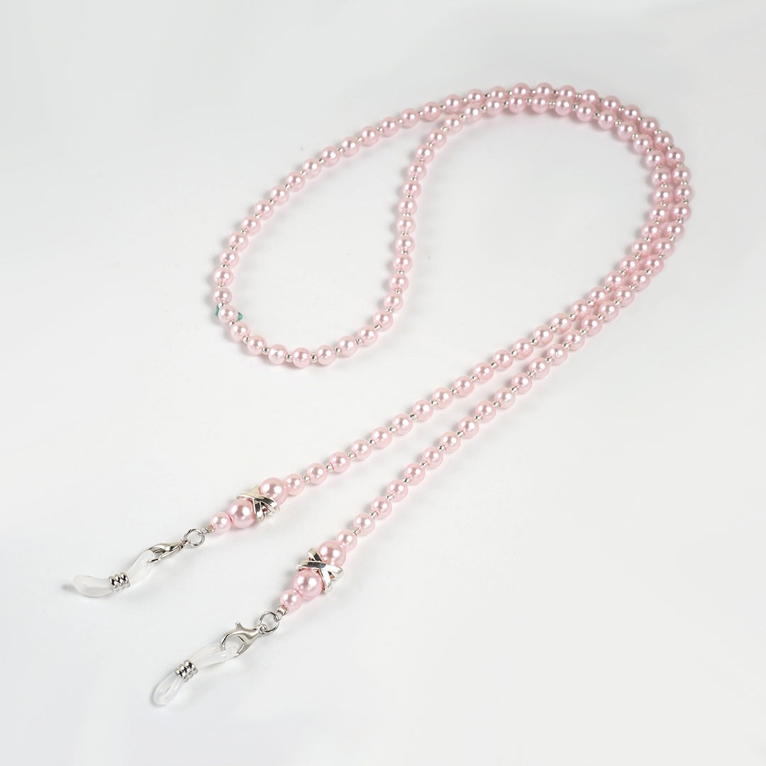 Elegante Perlen Brille Kette Karnz