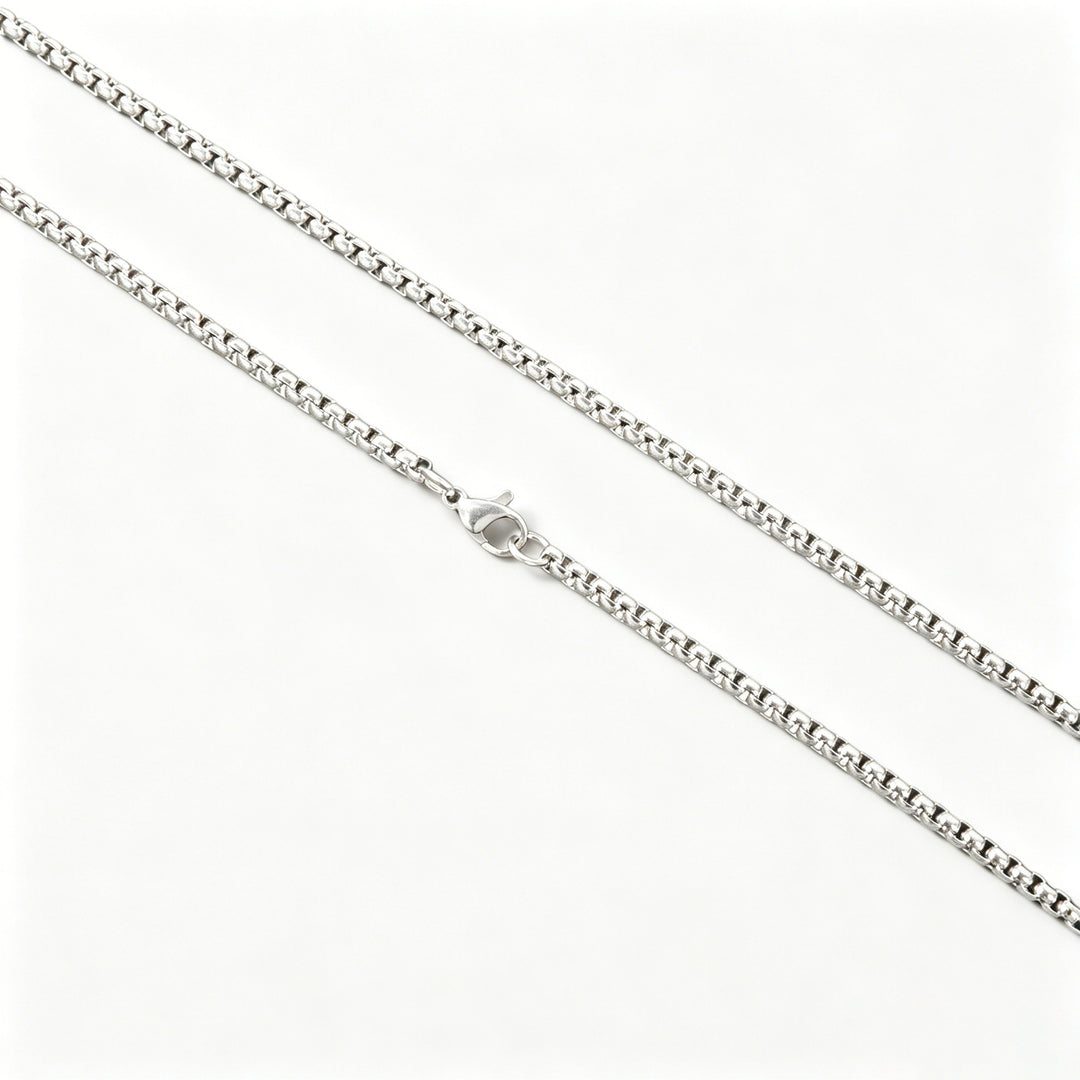 Elegante Edelstahl-Ketten-Halskette Karnz