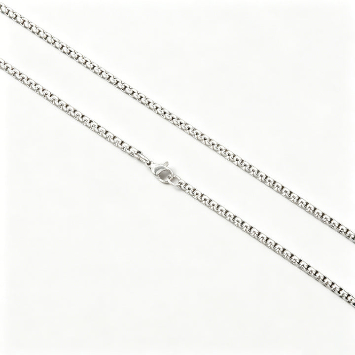 Elegante Edelstahl-Ketten-Halskette Karnz