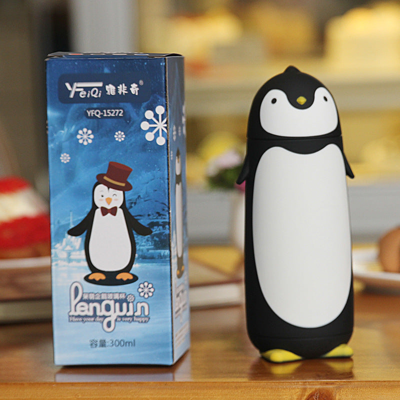 Damen isolierte Trinkflasche im Pinguin-Design Karnz