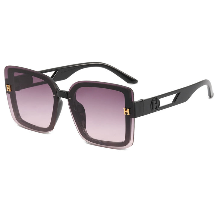 Damen moderne quadratische Sonnenbrille mit elegantem Design Karnz