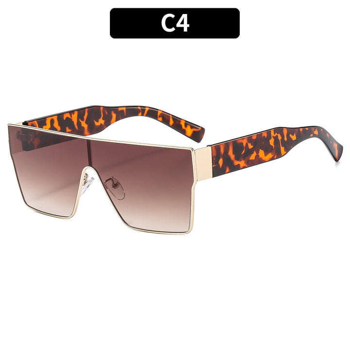 Futuristische Winkel-Schild-Sonnenbrille