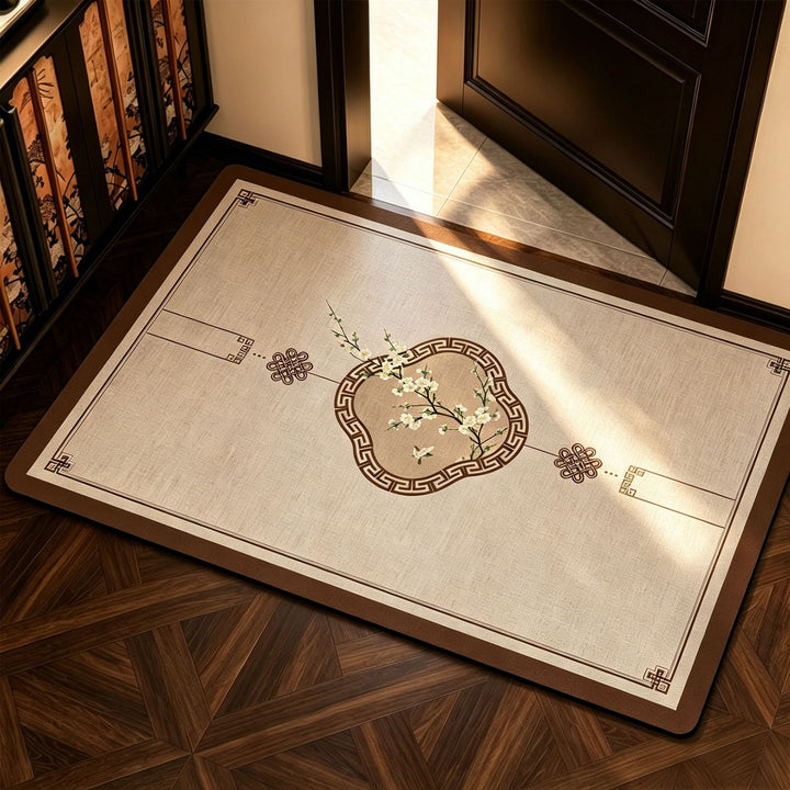 Elegante geometrische Badmatte Karnz