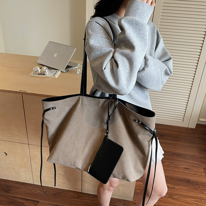 Geräumige Canvas-Shopper-Tasche Karnz