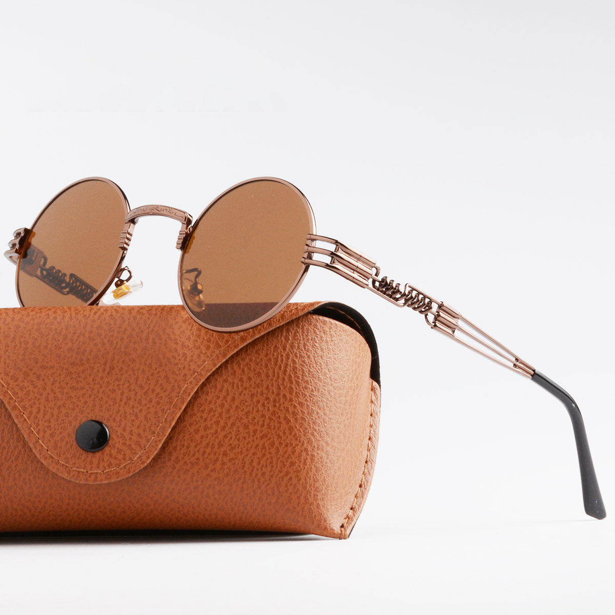 Damen Künstlerische Rundbrille Karnz