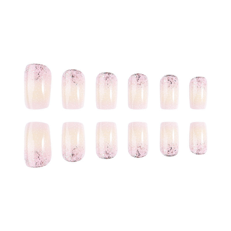 Glitzer Ombre Press-On Nägel