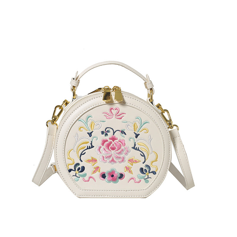 Vintage Florale Bestickte Handtasche Karnz