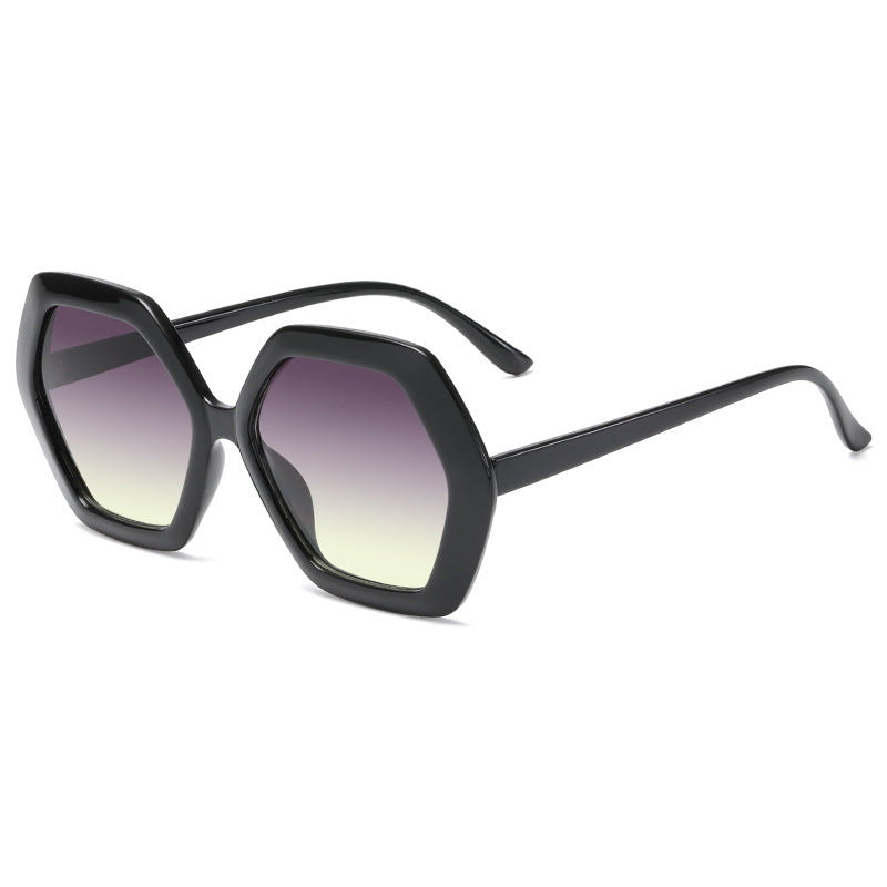 Damen geometrische Sonnenbrille mit modernem Design Karnz