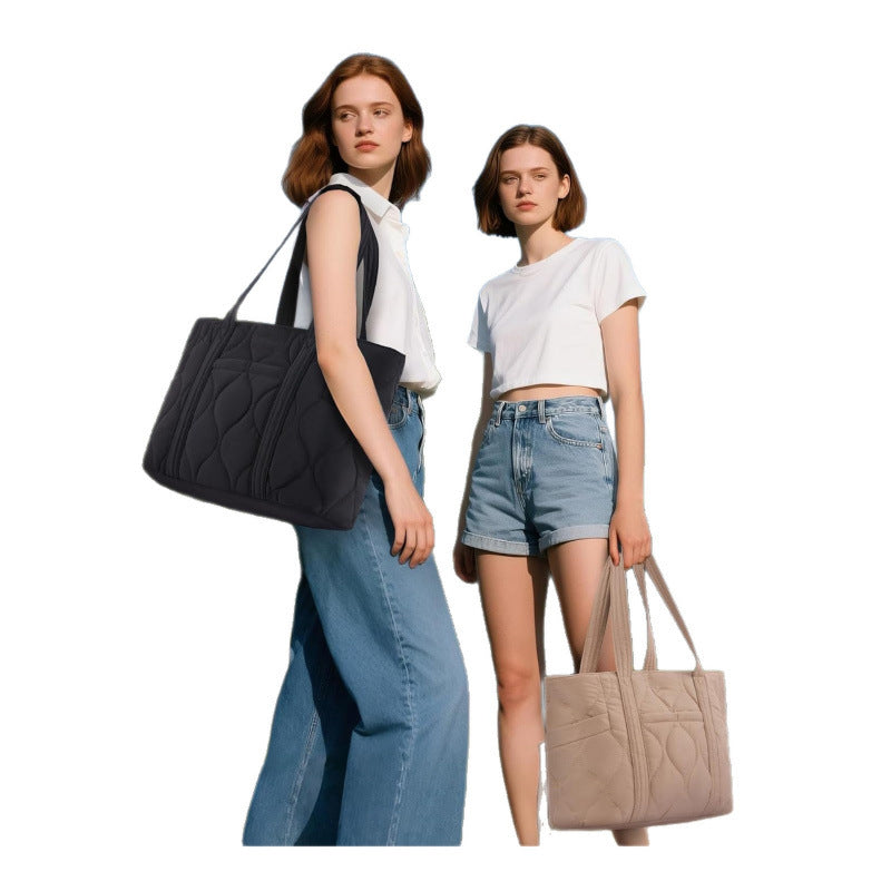 Gepolsterte Alltags-Tasche mit Praktischen Fächern Karnz