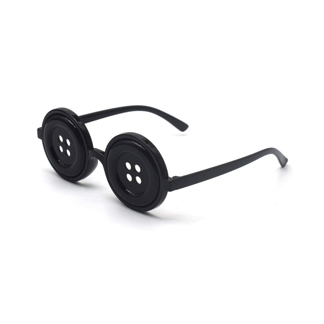 Einzigartiges Knopfdesign Brille Karnz