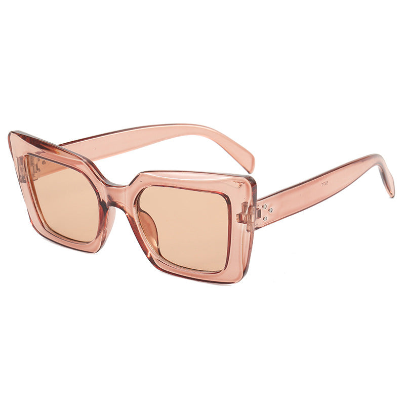 Damen quadratische Sonnenbrille mit minimalistischem Design Karnz