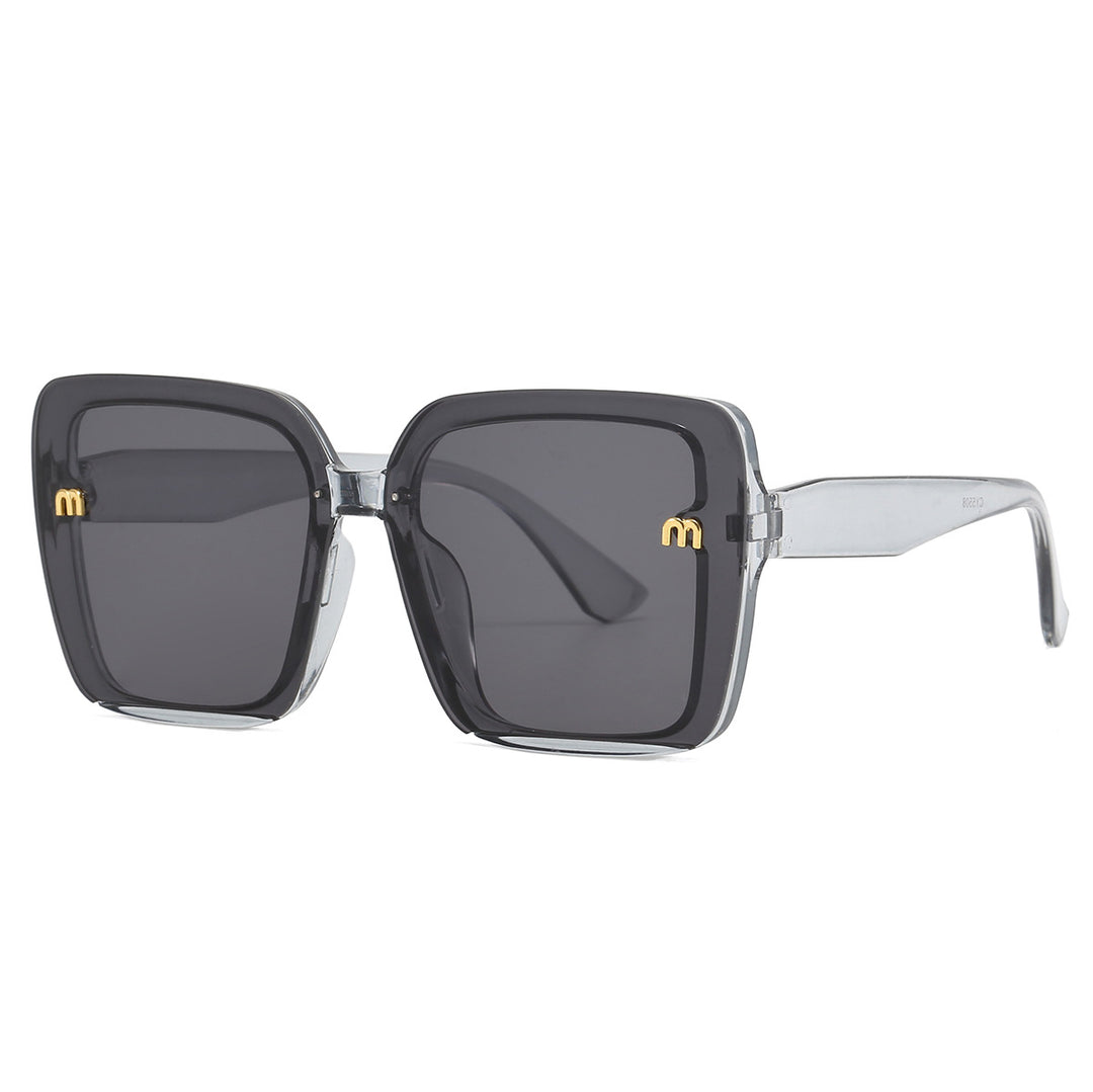 Damen quadratische Sonnenbrille mit elegantem Rahmen Karnz