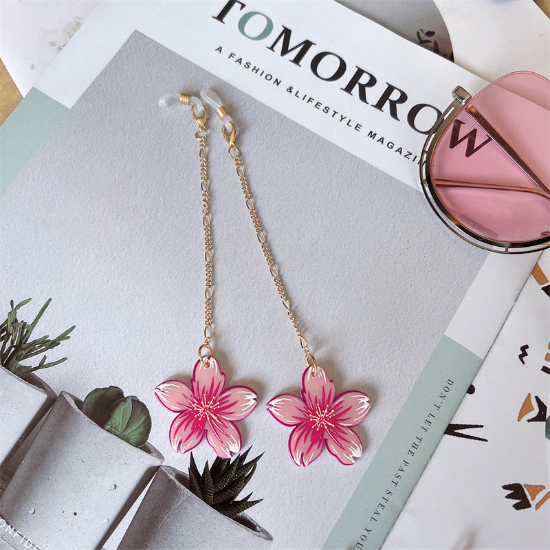 Floral Charm Dangle Ohrringe Karnz