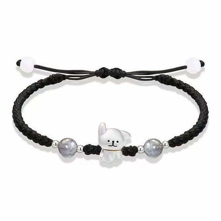 Verspieltes Hund Charm Perlen Armband Karnz